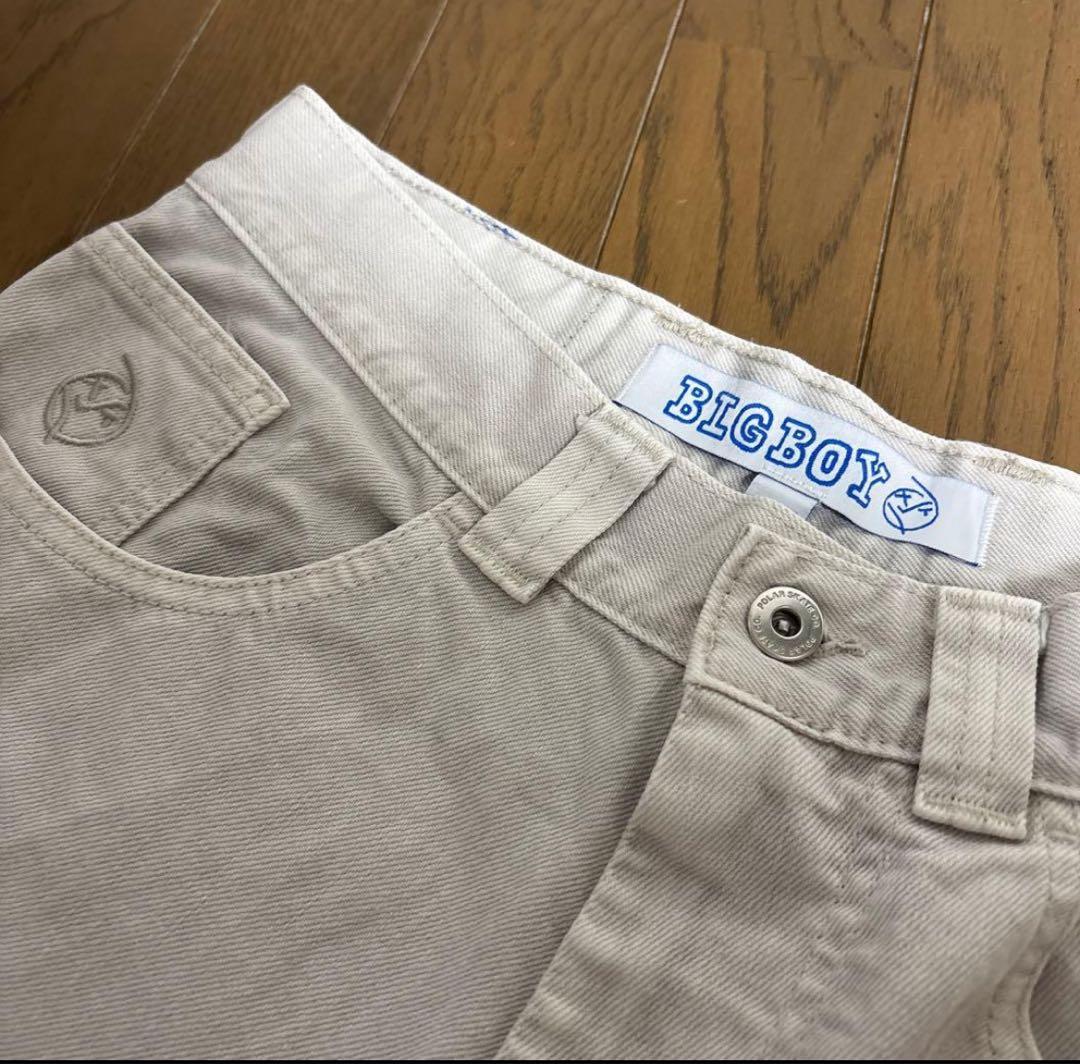 BIG BOY ホワイト ストレートデニム