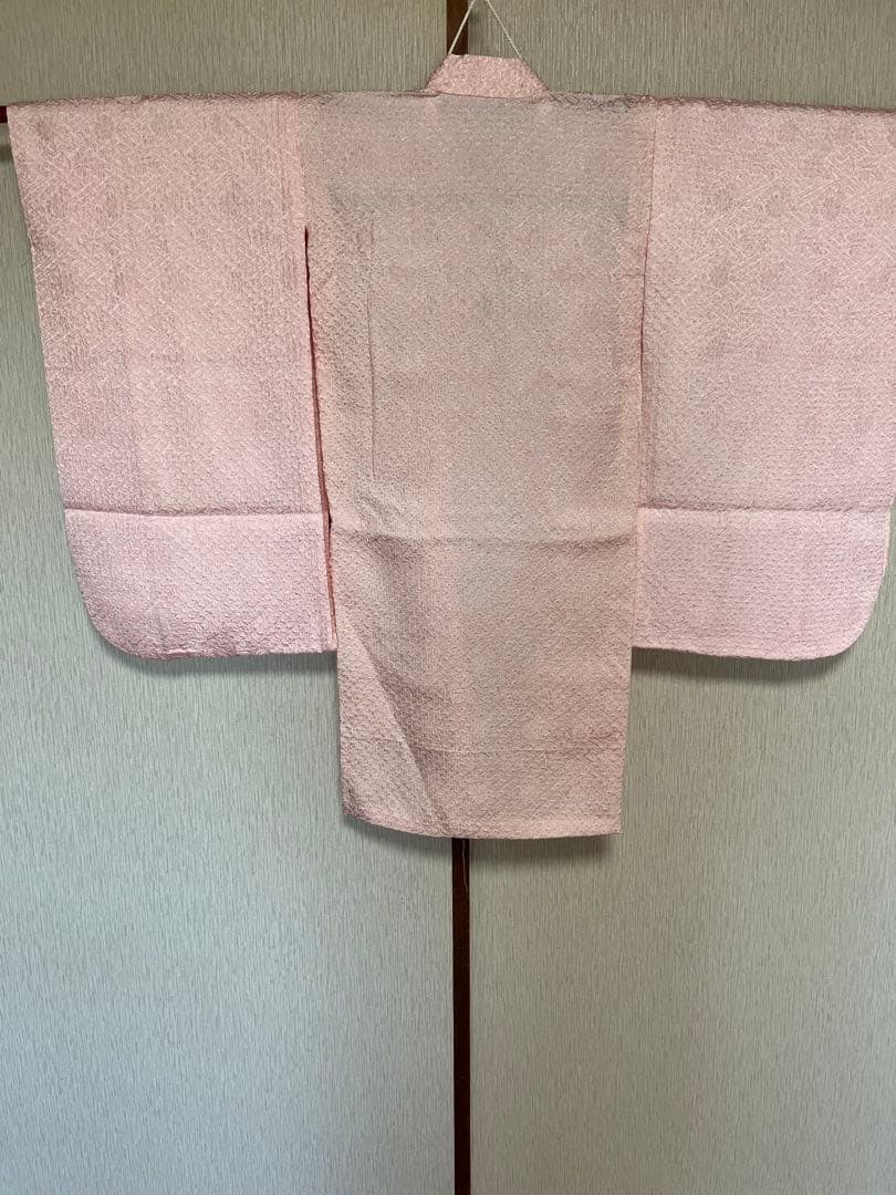 七五三用 赤と白の鶴模様衣装セット