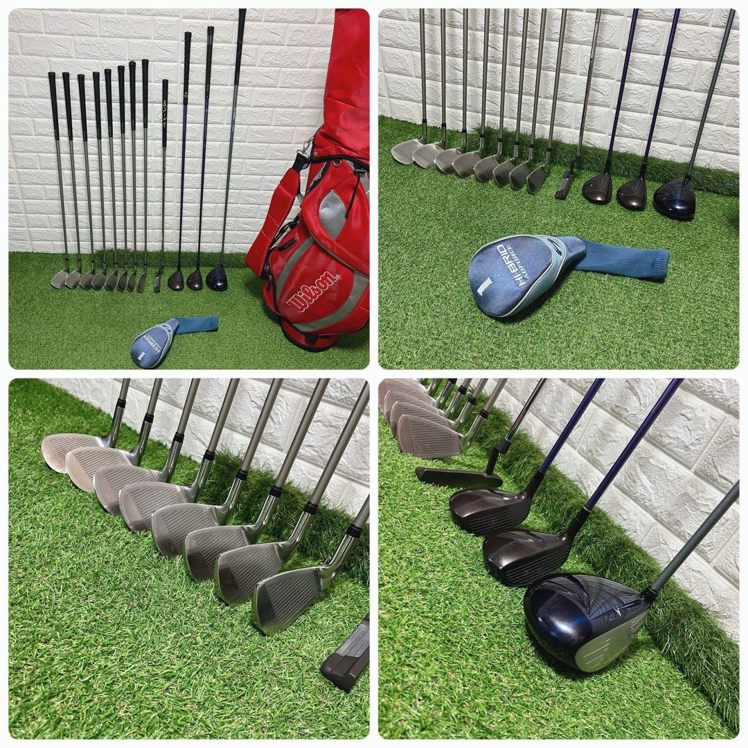 初心者に優しい HI-BRID お買得 レディースゴルフクラブ豪華12本セット
