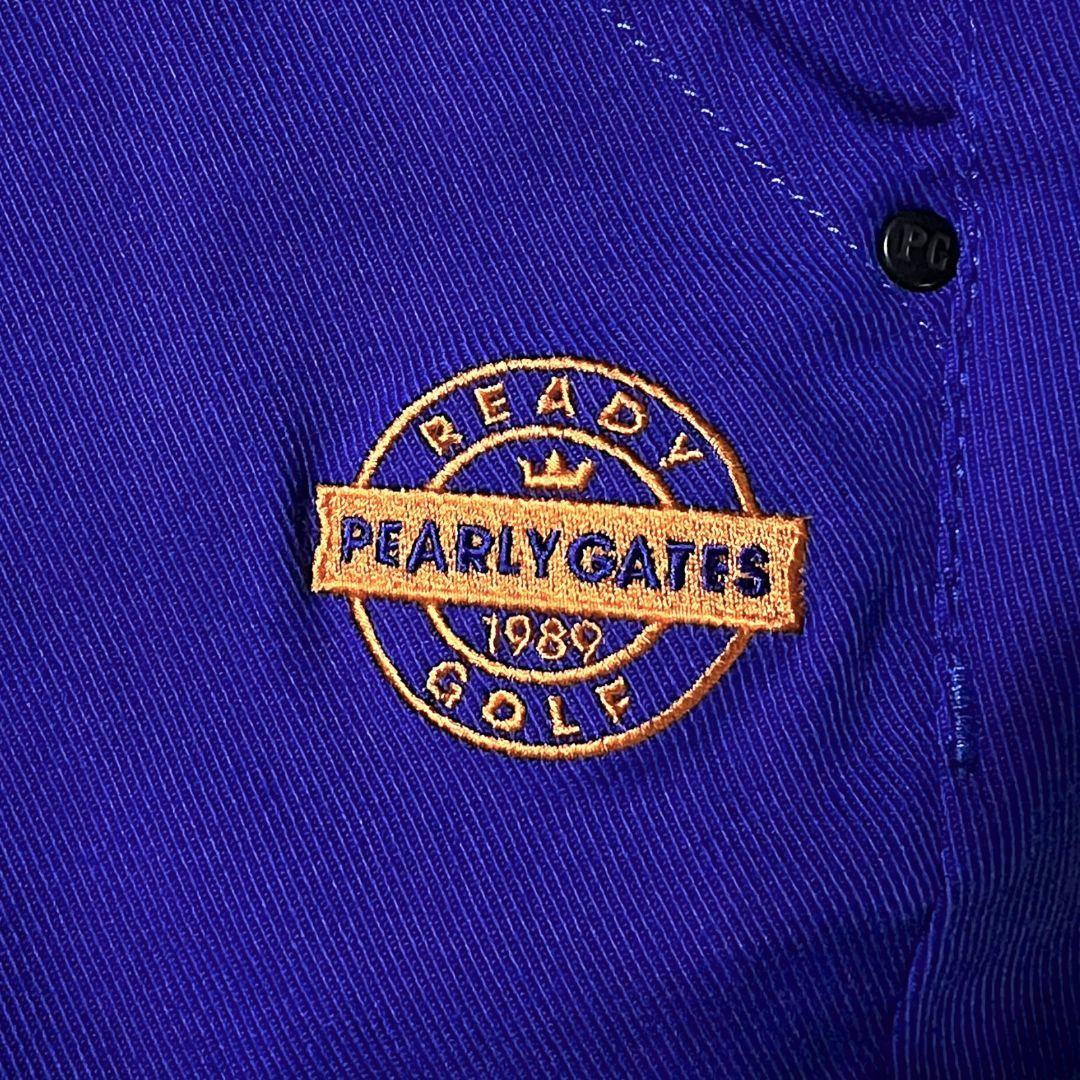 新品タグ付き 3 パーリーゲイツ パワフルストレッチ パンツ 定価26400 青