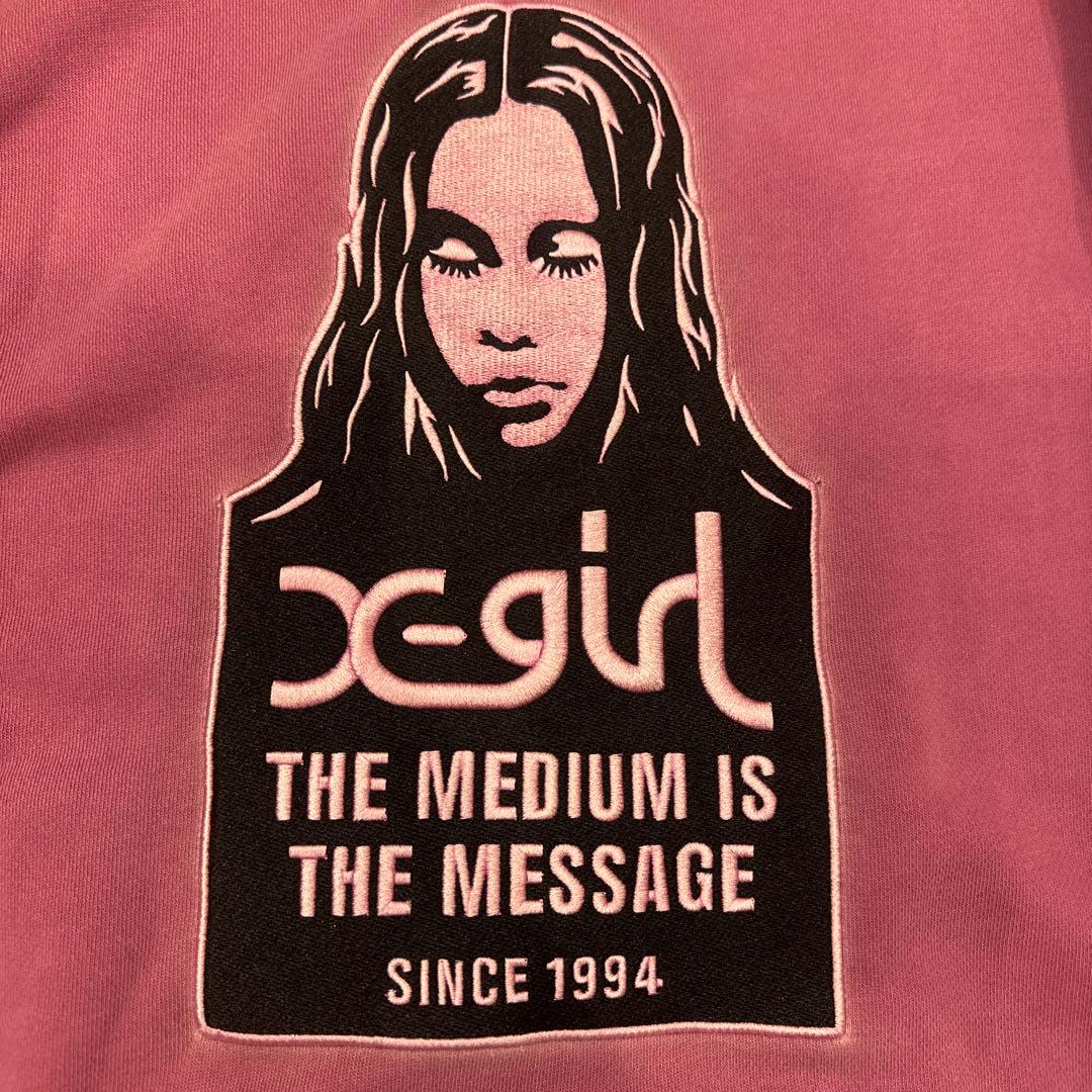 x-girl エックスガール ジップアップパーカー