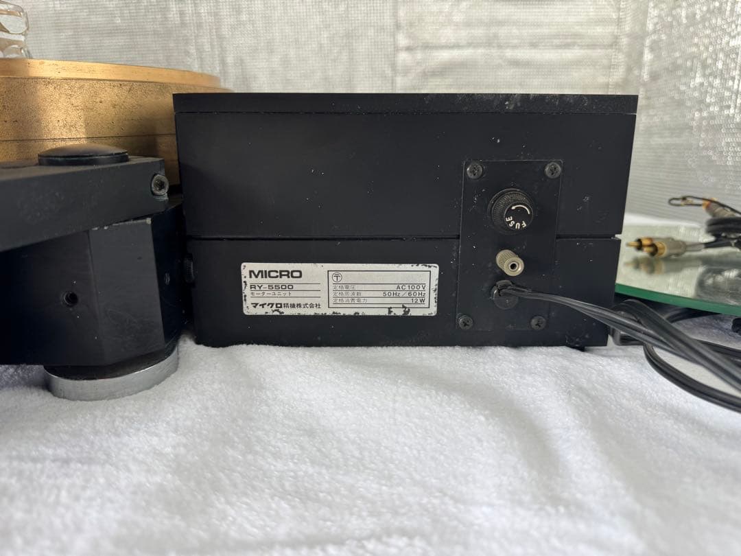MICRO ターンテーブル RX-5000 モーターユニット RY-5500