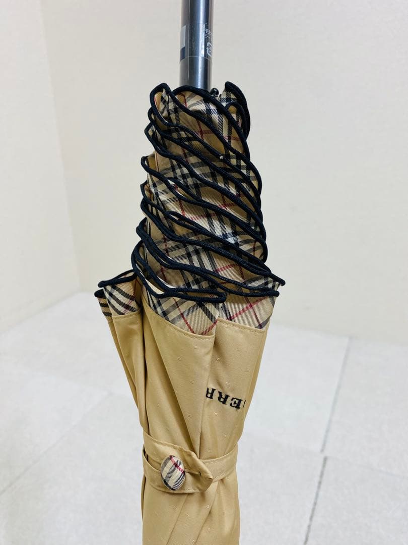 BURBERRY フリル ノバチェック 長傘