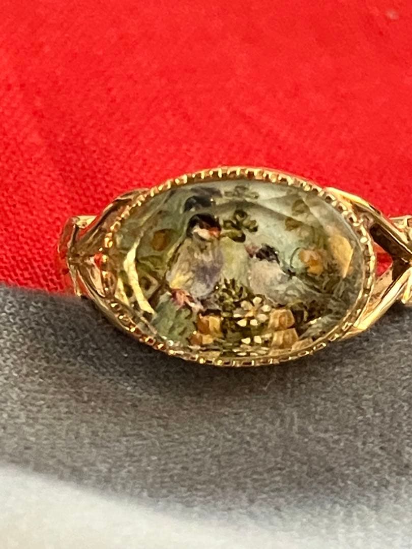 ジェイパール　k18絵画リング