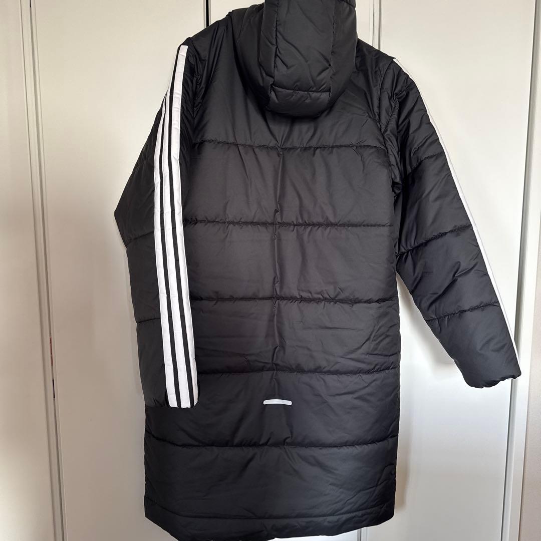 【未使用品】adidasアディダス ロングコートキッズ160黒
