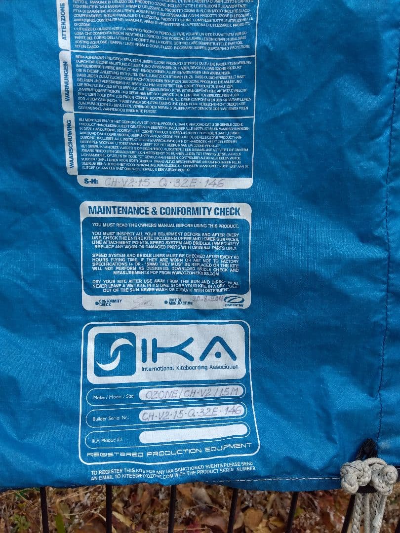 OZONE　CHRONO v2 カイトサーフィン