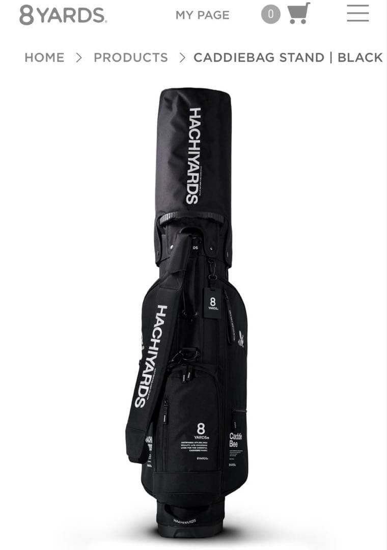ホン8YARDS キャディーバッグ　カバーなし