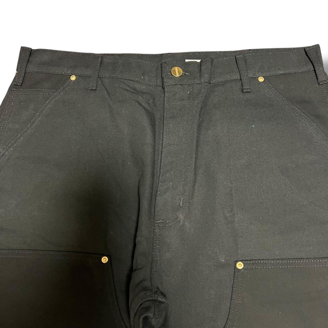 USA製carhartt デッドストック黒カーハート ダブルニーペインターパンツ