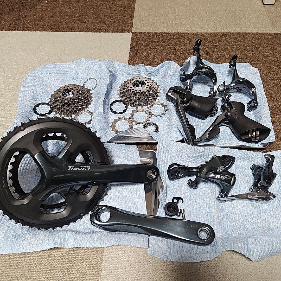 機械式 Tiagra 4700 リムブレーキ コンポーネントセット