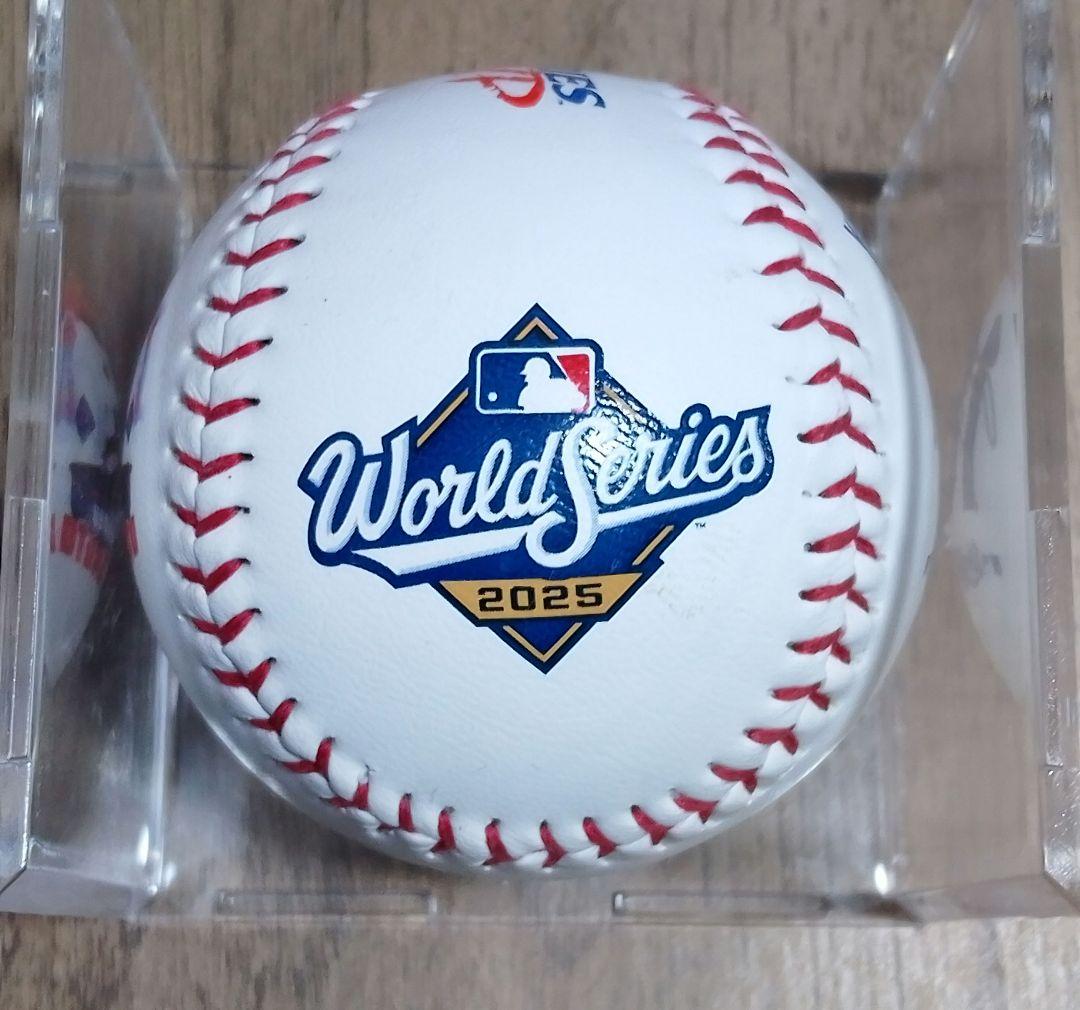 山本由伸 ワールドシリーズCP MVP 記念ボールボール ボールケース付き