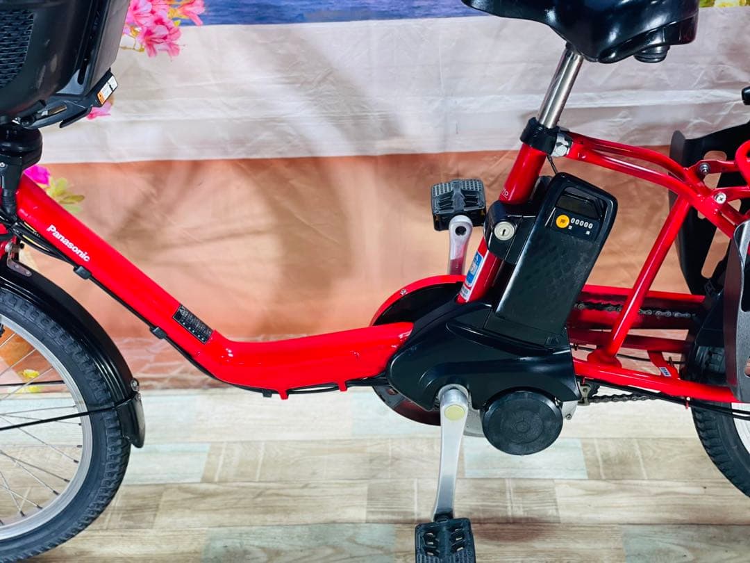 パナソニックギュット⭐️12AH！子供乗せ電動アシスト自転車Y3154