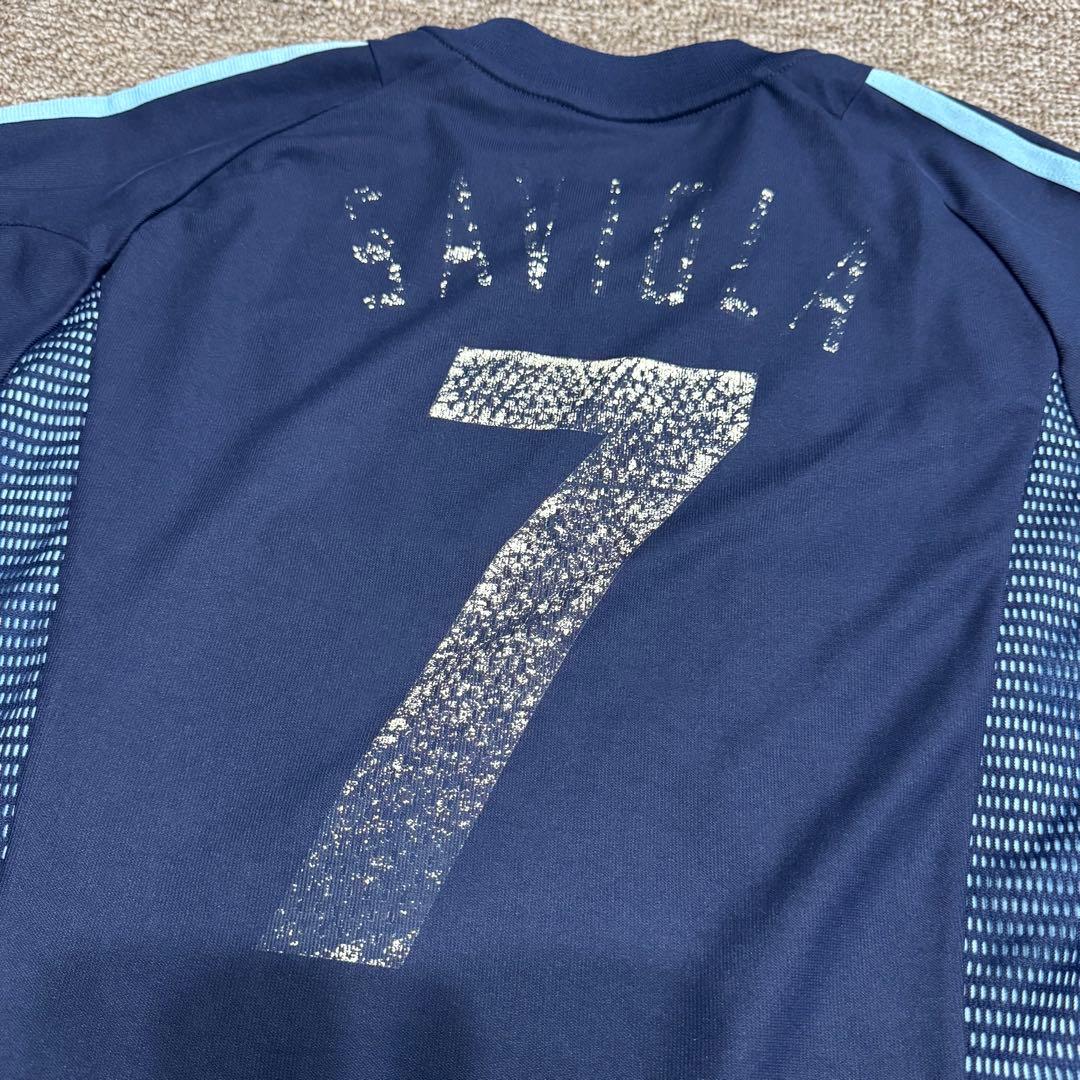 アディダス アルゼンチン代表 アウェイ ユニフォーム 2002 7 サビオラ