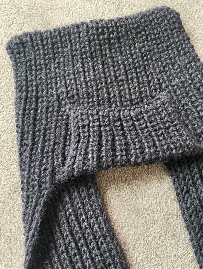 猫耳ニットキャップ ヴィヴィアン 黒