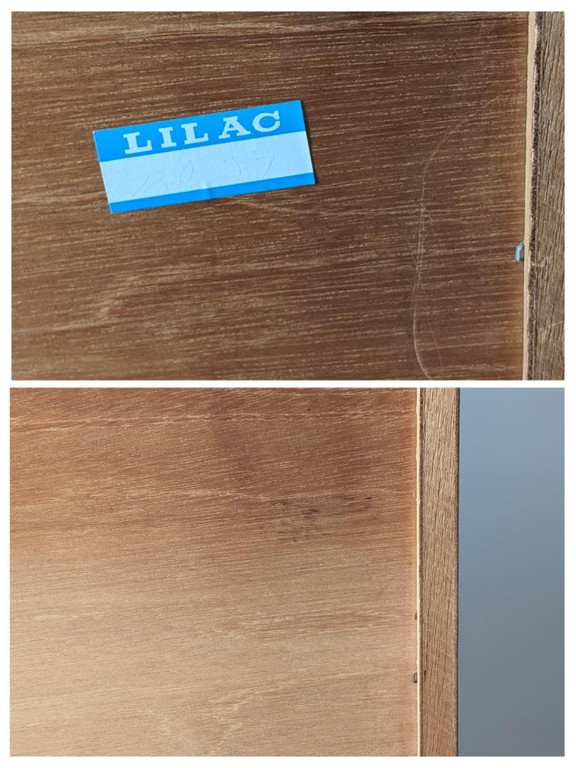 ビンテージ レトロ ウッドプリント キャビネット 5段 大きめ 引出し ポップ