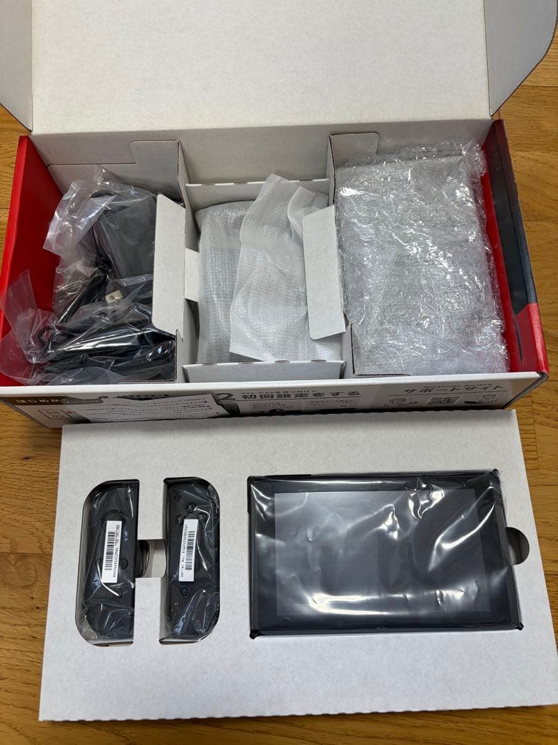 Nintendo Switch 本体 グレー　動作確認済　付属品完備