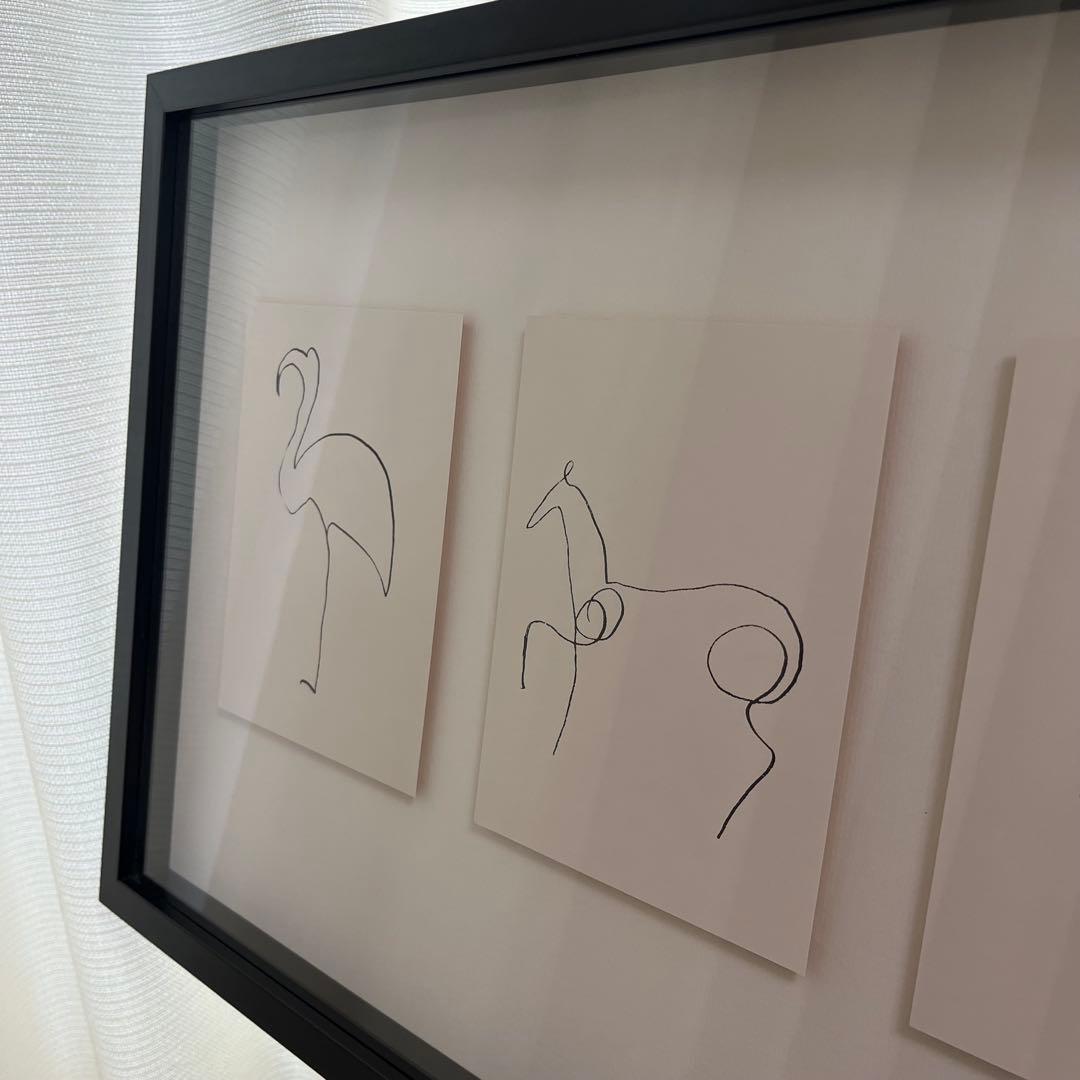 廃盤品・希少・イケア IKEA OLUNDA ピカソ　 レプリカ　アートフレーム