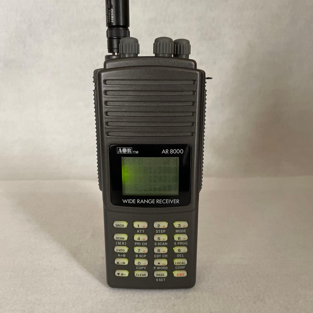 AOR AR 8000 DS8000秘話解読・H200ハンディアンテナ付き