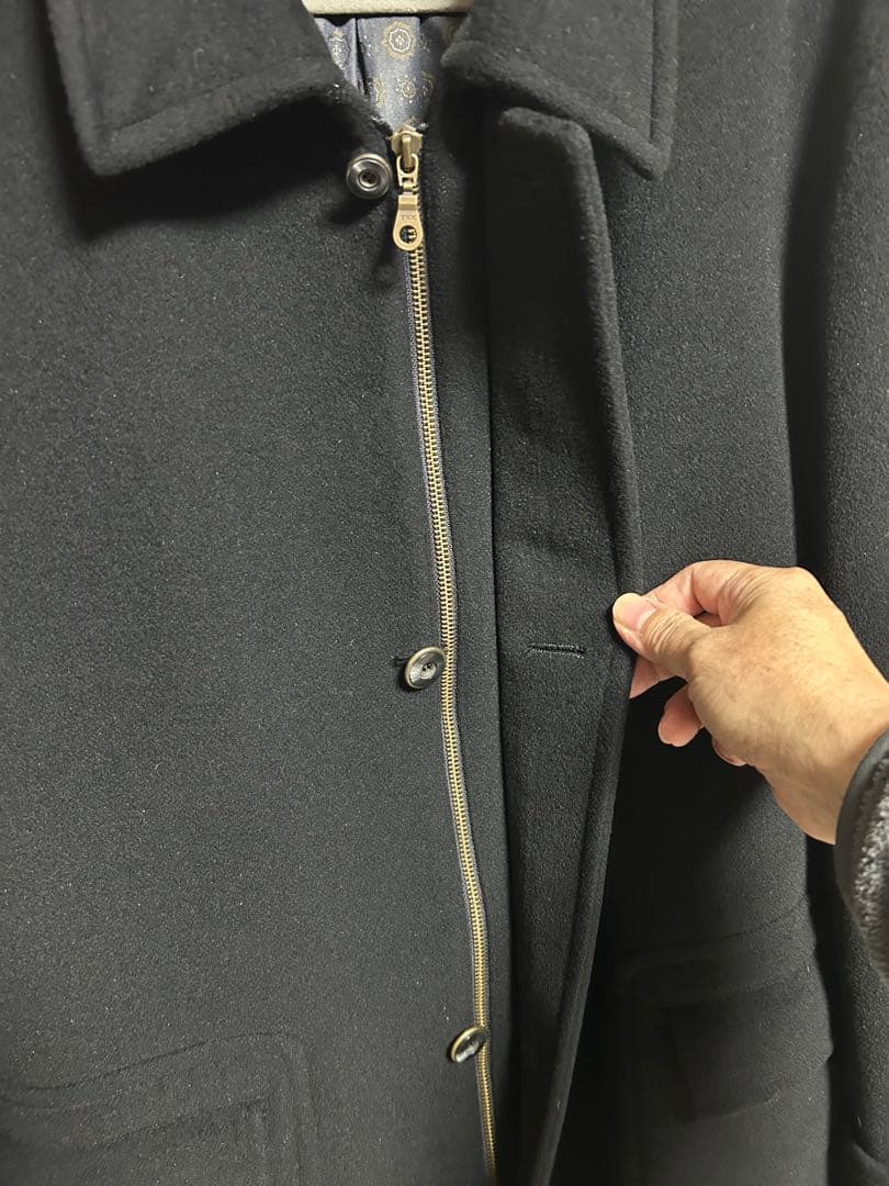 Yves Saint Laurent イブサンローラン ウールコート 黒