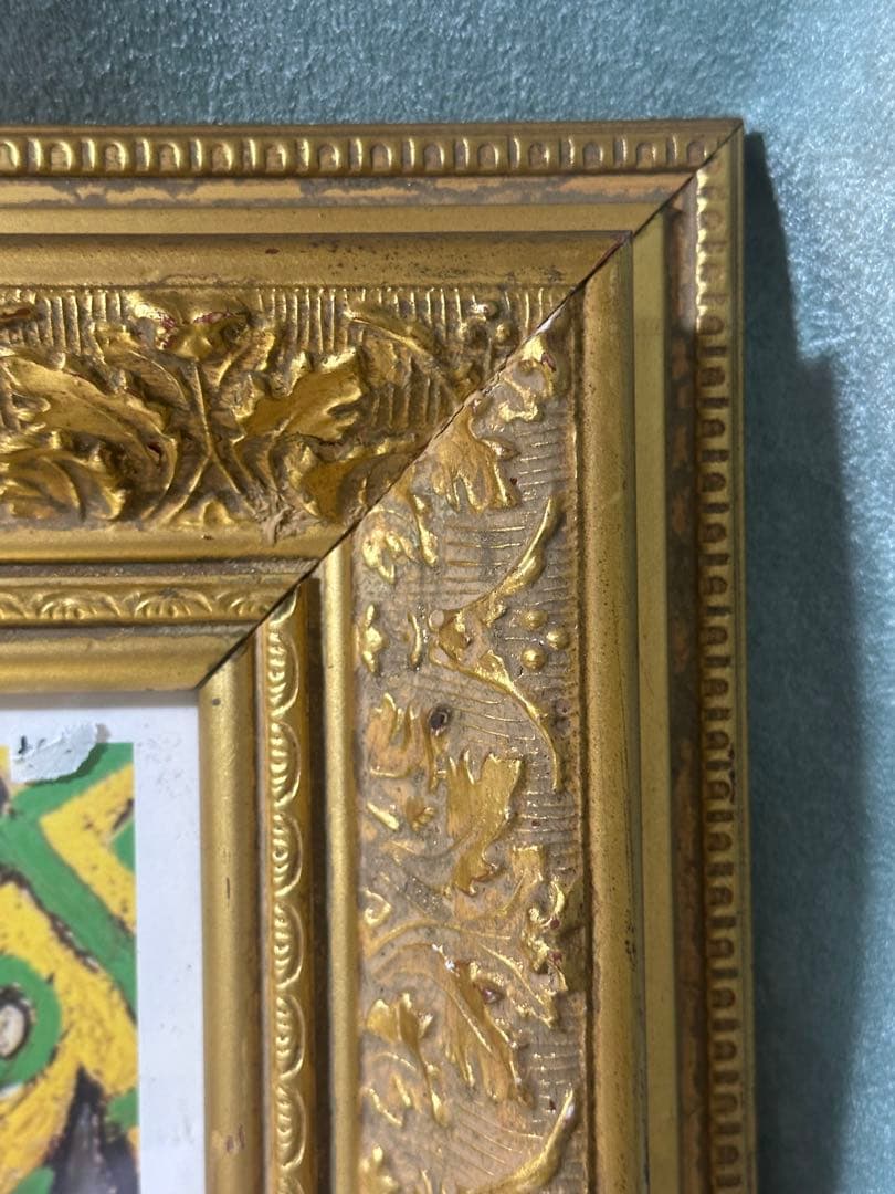 ピカソ　鏡の前の若い娘　絵画　抽象画　ア-ト　インテリア　大型豪華額縁　ポスター