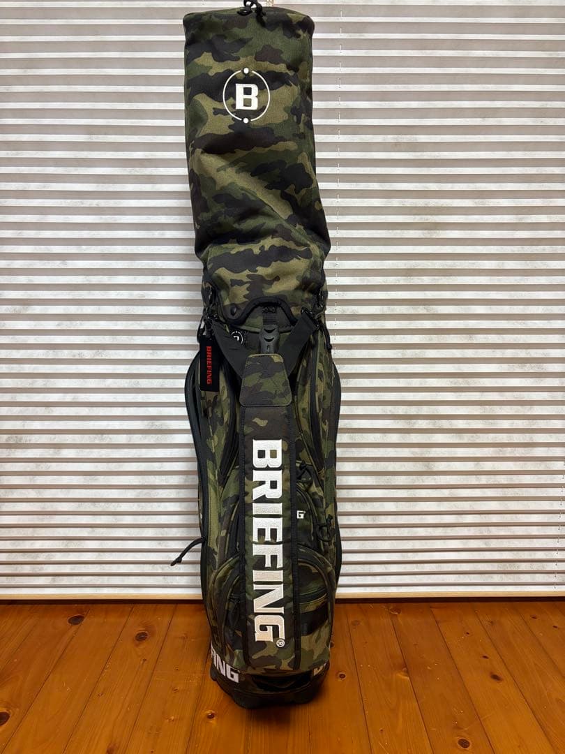 BRIEFING ブリーフィング キャディバッグ カモ 15分割