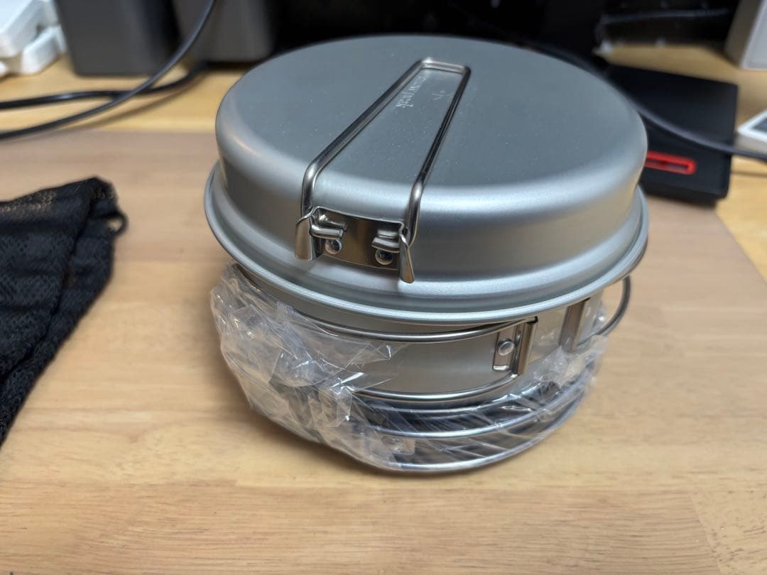 未使用スノーピークアルミパーソナルクッカーセット&ユニフレームフライパンセット