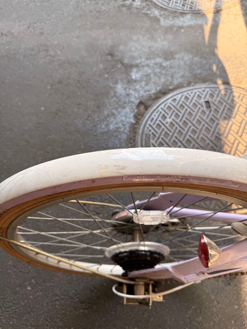 MAHALOジュニア　22インチ　パープル　自転車