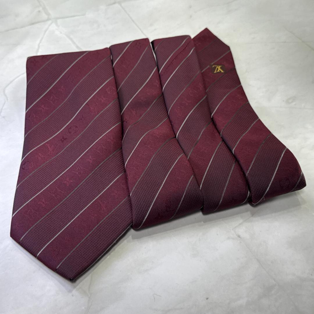 ☆即発 Louis Vuitton ルイヴィトン ネクタイ モノグラム ビトン