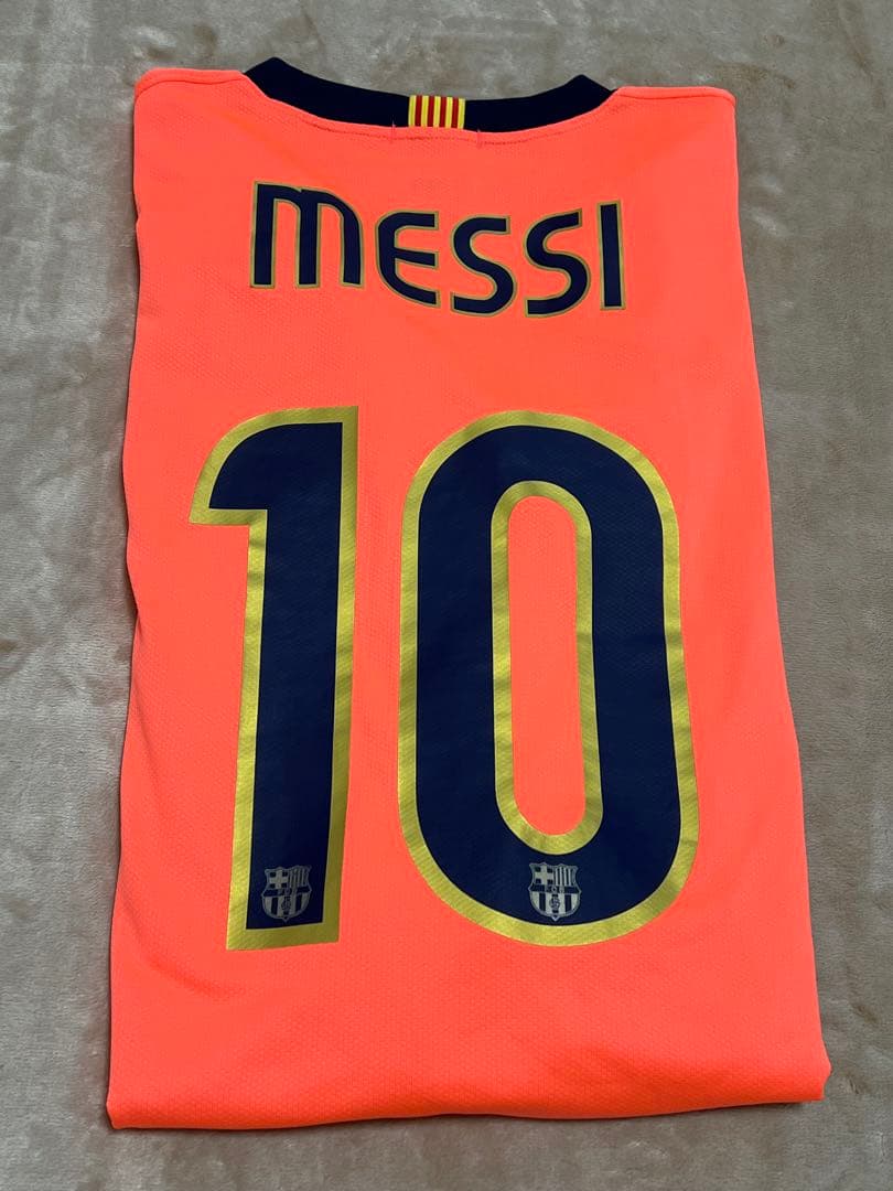 バルセロナ FC Barcelona2010 セカンドユニ10メッシ 長袖 S