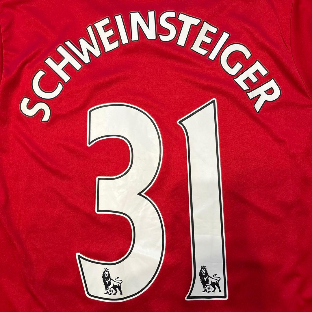 【極美品】マンチェスターU ユニフォーム シュバインシュタイガー 15-16 M