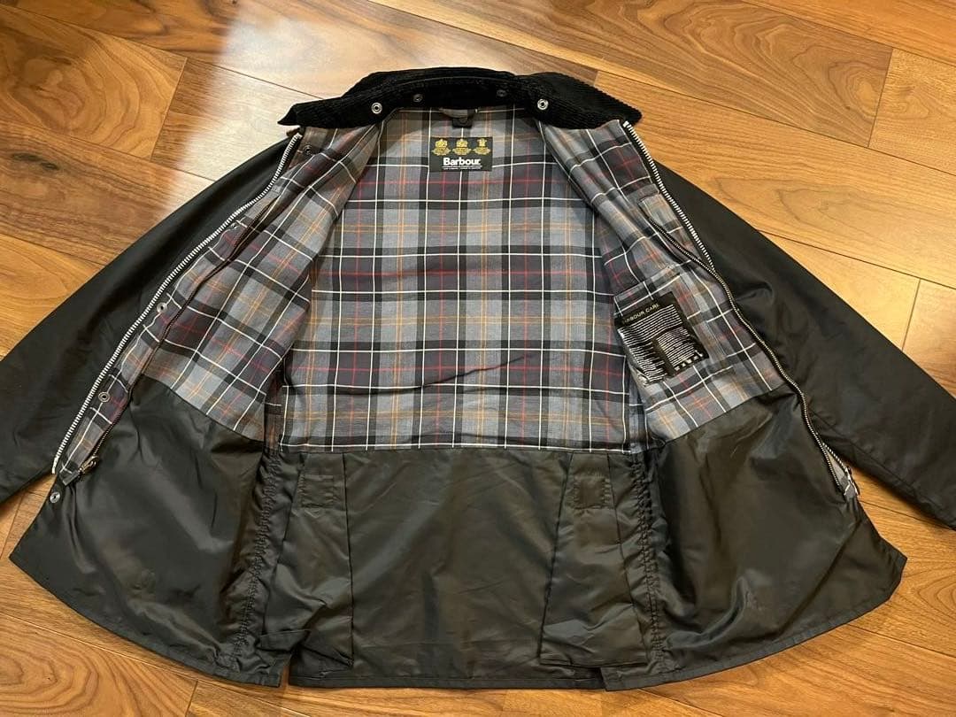 【美品】Barbour 黒 ビデイルSL バブアー サイズ38
