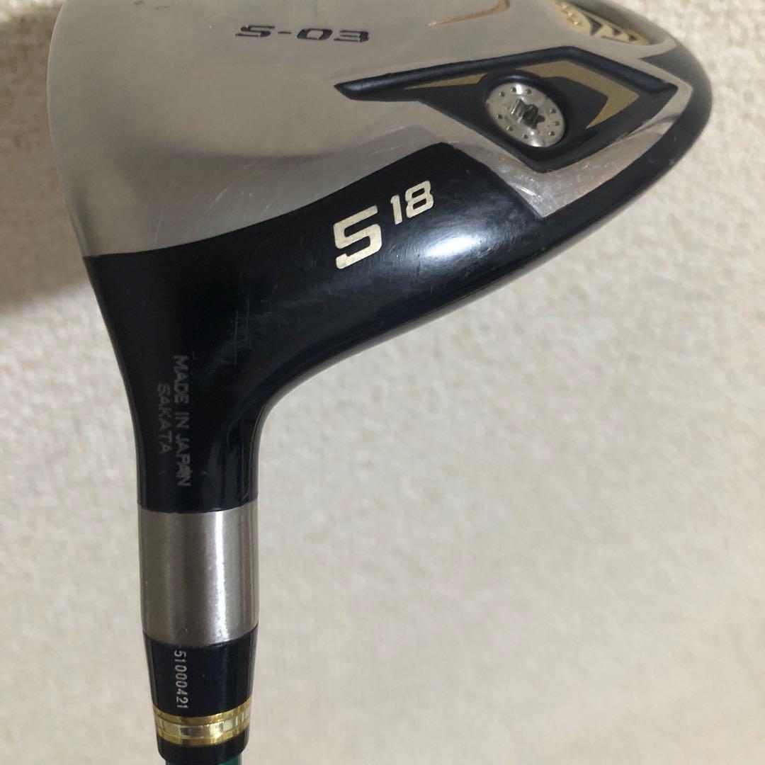 入手困難 レフティ 高ランク3星 ☆☆☆ ホンマ BERES S-03 5W 左