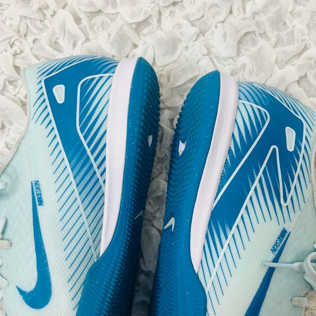 NIKEナイキフットサルシューズ26.5希少完売品レアブルー室内インドアサッカー
