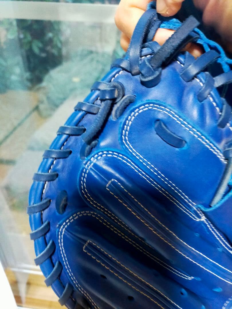 ZETT 軟式少年野球用キャッチャーミット青