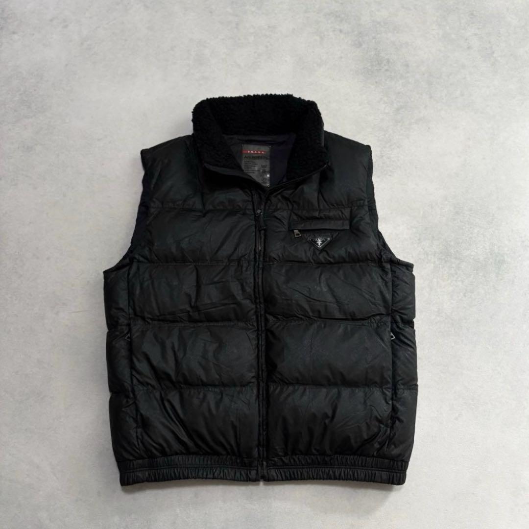 ジャケット・アウター archive PRADA Coated Down Vest