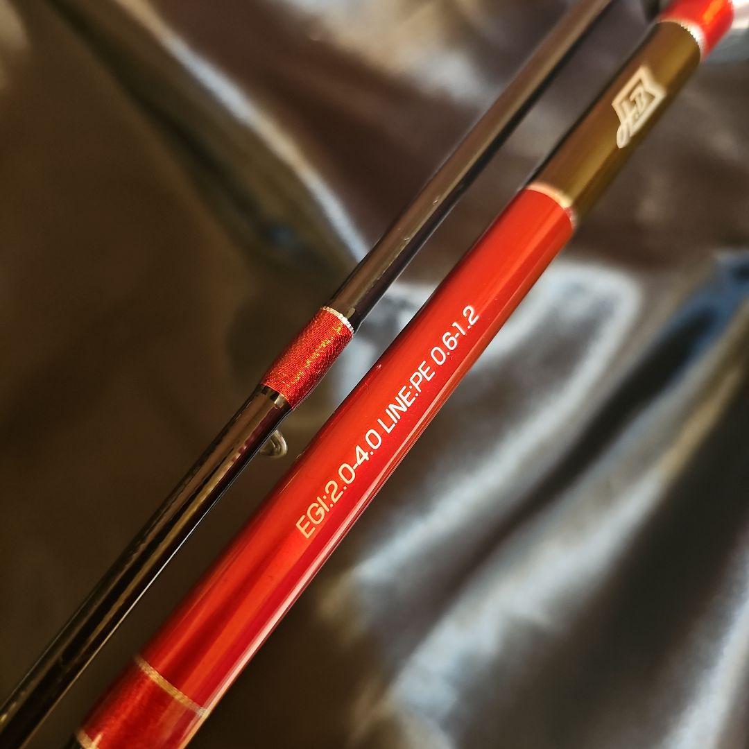 A-2 エギングロッド　リール　新品peライン0.6号着用