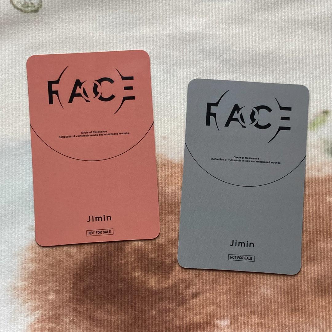 BTS FACE JPFC 限定 jimin ジミン トレカ2枚