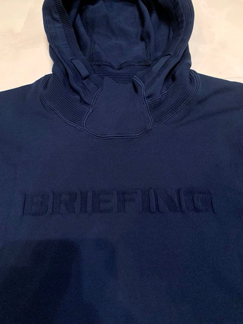 ほぼ新品未使用　美品　ブリーフィング　ゴルフ　ニット　パーカー　M ネイビー