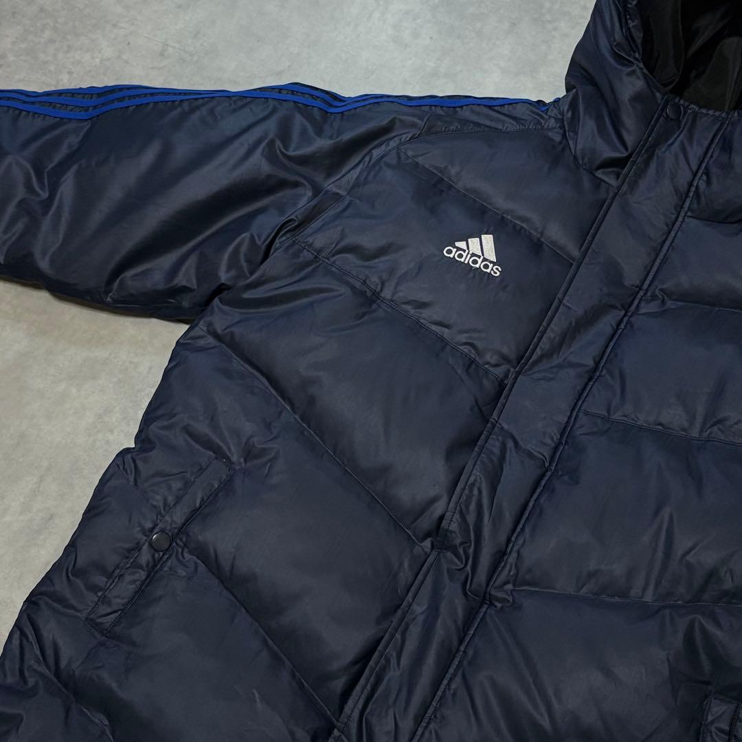 adidas アディダス 防風防水 肉厚 ロングダウンコート ベンチコート L