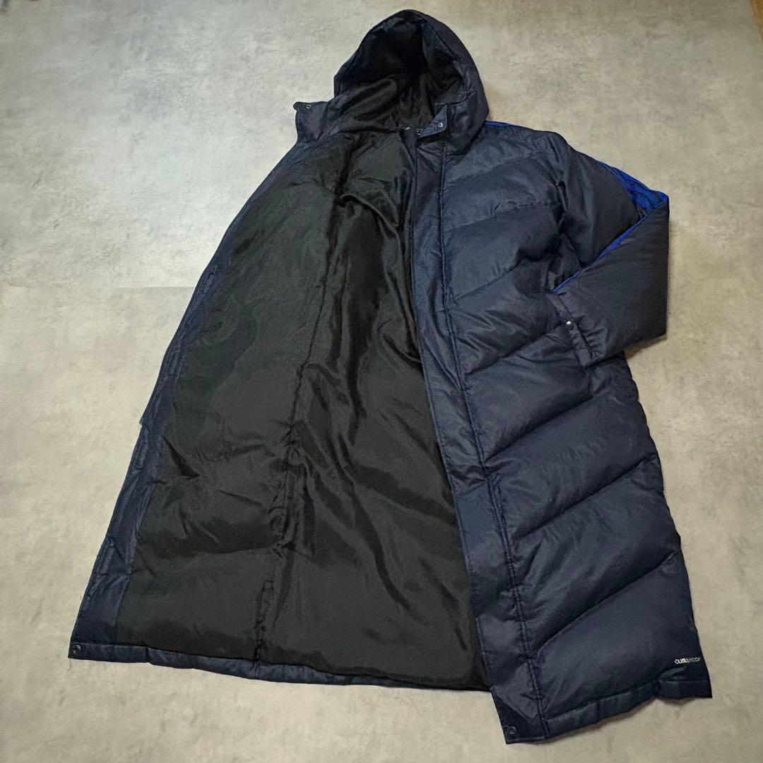 adidas アディダス 防風防水 肉厚 ロングダウンコート ベンチコート L