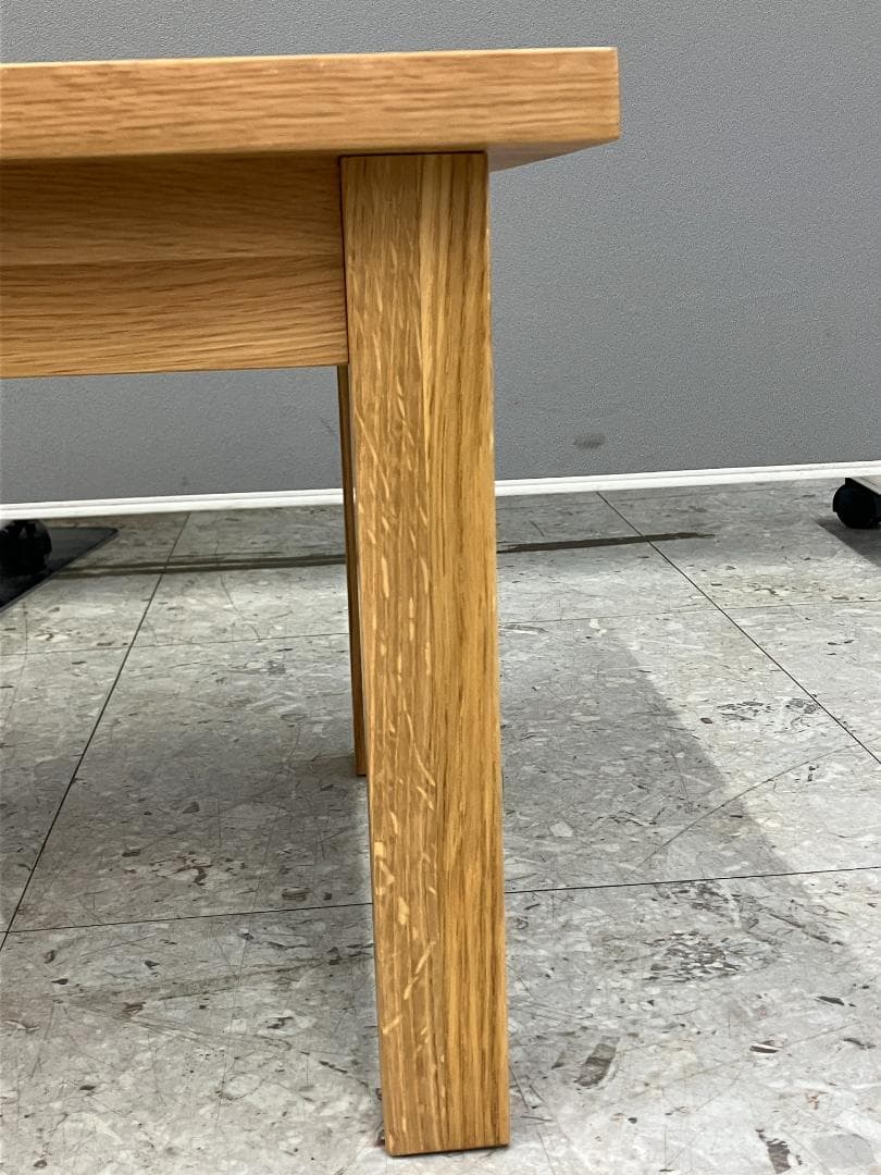 無印良品 ローテーブル 無垢材 引き出し付き ブラウン