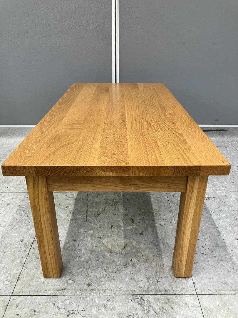 無印良品 ローテーブル 無垢材 引き出し付き ブラウン