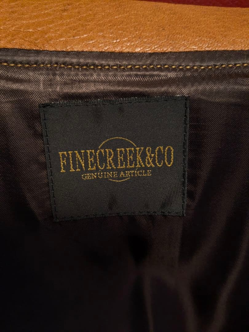 ファインクリークアンドコー 　エールジャケット ディア　ベージュ　サイズ44