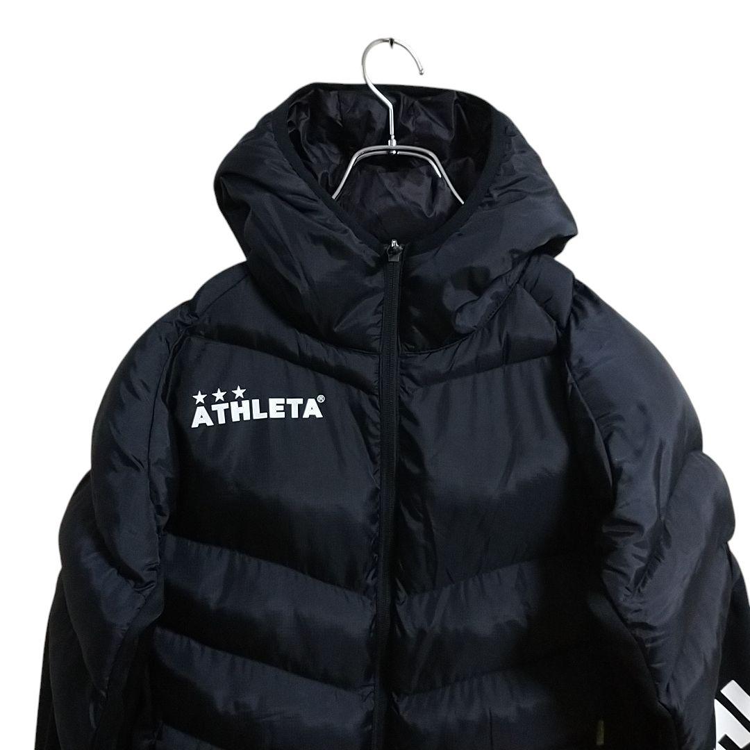 アスレタ ATHLETA フルジップ 中綿ジャケット Lサイズ ブラック