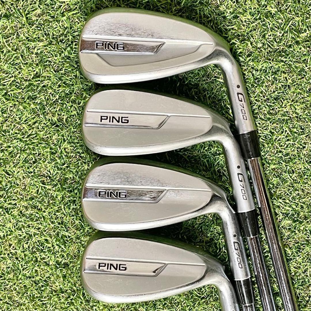 ピン PING G700 アイアンセット 豪華8本 メンズ 1FLEX 右 良品