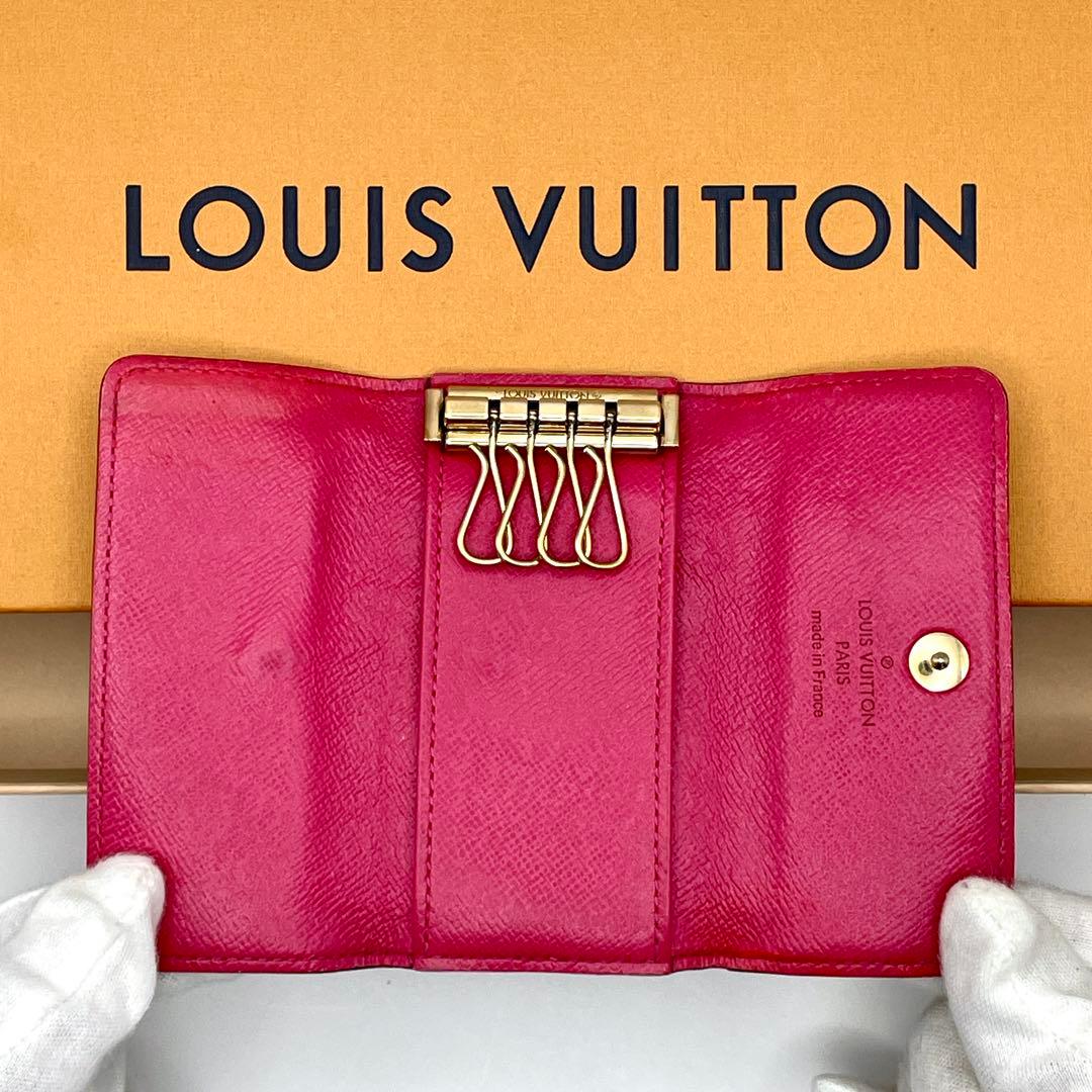 ルイヴィトン マルチカラー ミュルティクレ4 キーケース 4連 ブラック