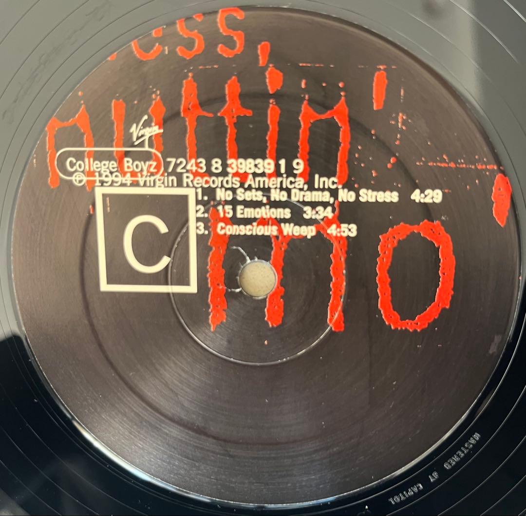 美品2LP！College Boyz / Nuttin' Less〜