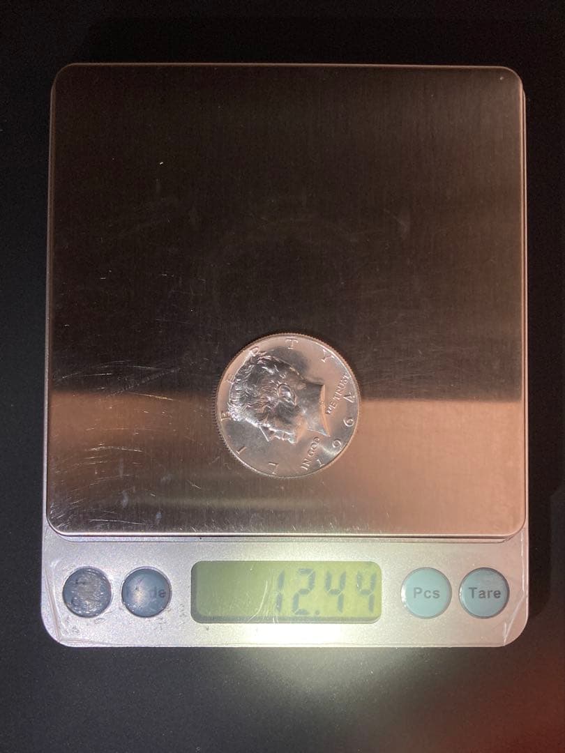 【アメリカ】ケネディハーフダラー銀貨2枚(1964年)