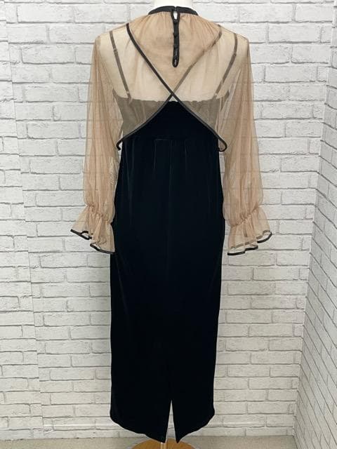 ワンピース (L02365) AMERI MANY WAY AIRY VEIL DRESS