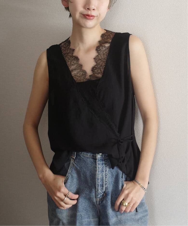 solstiss frenchlace ジレ　プラージュ