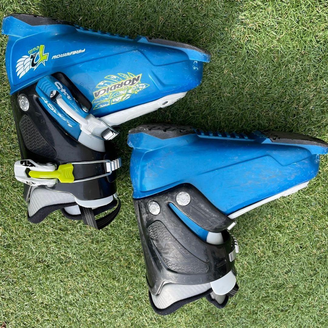 スキー　子ども　ジュニア　3点セット　スキー板　ブーツ　ストック　KAZAMA